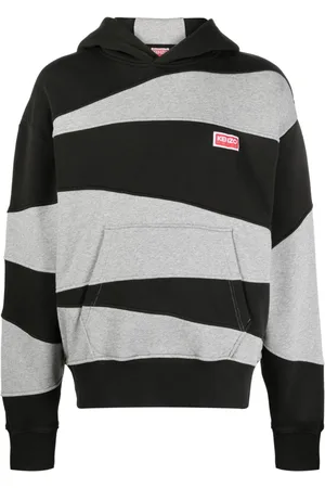 Kenzo Panelled cotton hoodie