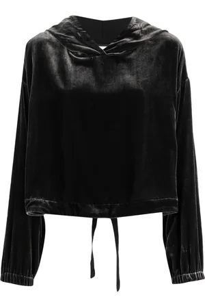 Aspesi Velvet drawstring hoodie