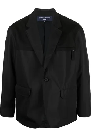 Comme des Garçons Single-breasted notched panelled blazer