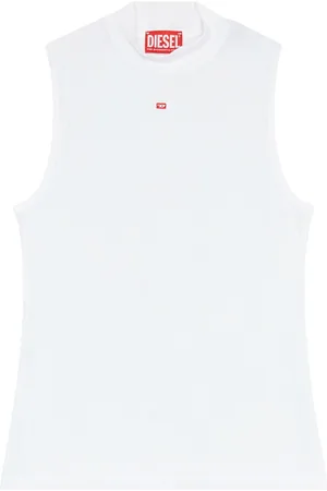 Diesel T-Mokky-Sl-Microdiv mock-neck top
