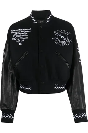 AMIRI Logo-embroidered bomber jacket