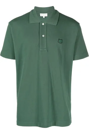 Maison Kitsuné Piqué logo-appliqué polo shirt