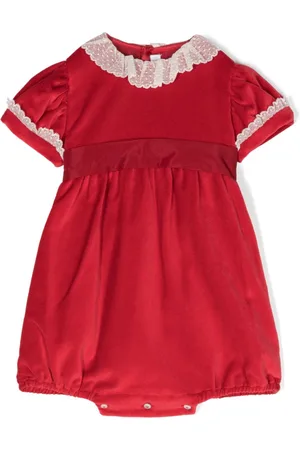 Mariella Ferrari Lace-trim velvet cotton shorties