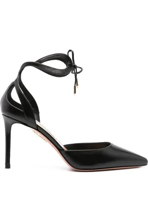 Aquazzura 105mm Tessa leather pumps