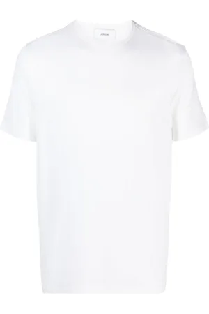 LARDINI Short-sleeved wool T-shirt