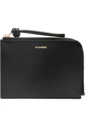Jil Sander Logo-lettering leather wallet