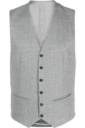 Fursac Mélange-effect wool waistcoat