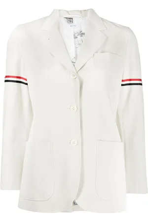 Thom Browne RWB-stripe cotton blazer