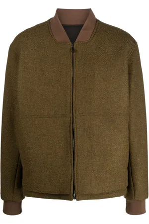 COSTUMEIN Baseball-collar virgin wool bomber-jacket