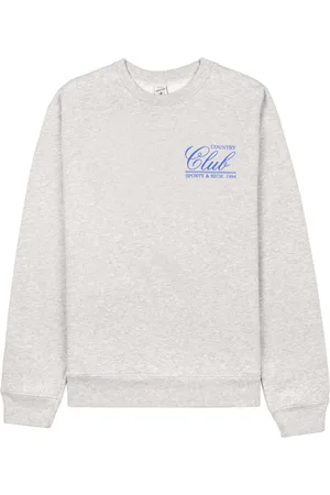 Sporty & Rich Logo-print crew-neck sweatshirt