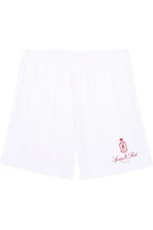 Sporty & Rich Vendome cotton track shorts