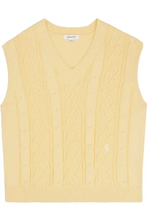 Sporty & Rich SRC cable-knit vest