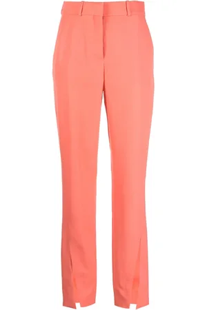 Balmain Split-hem virgin wool tapered trousers