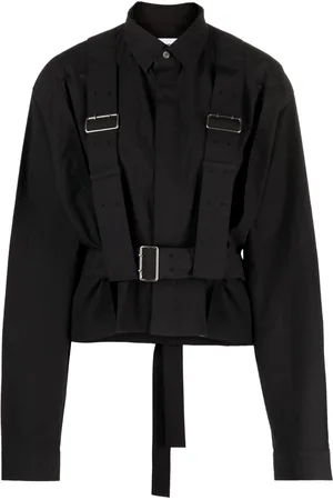 AMBUSH Harness-detail cropped shirt