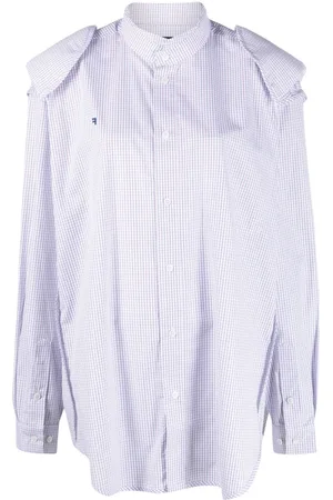 Frenken Attachement Insideout checked cotton shirt