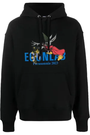 EgonLab Fantasia graphic-print cotton hoodie