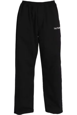 ARIES Logo-patch cotton track pants