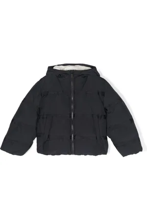 Emporio Armani Logo-jacquard puffer jacket