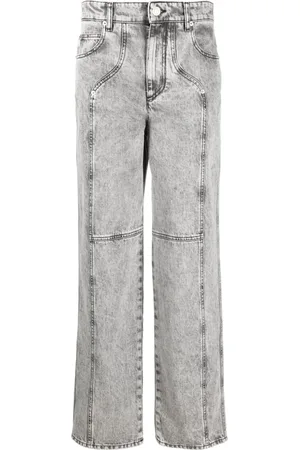 Marant Etoile Valeria mid-rise straight-leg jeans