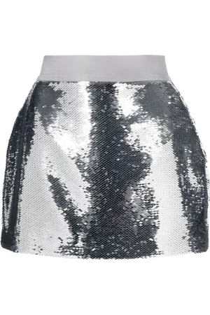 ALEX PERRY Sequin-embellished mini skirt
