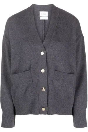 Barrie Iconic V-neck cashmere cardigan