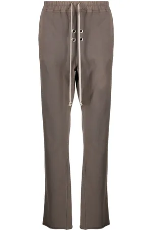 Rick Owens Elasticated-waist cotton trousers
