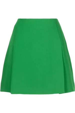 Elie saab Slits silk mini skirt