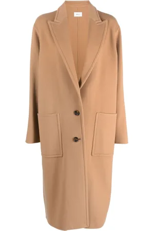 Bally Peak-lapel single-breasted coat