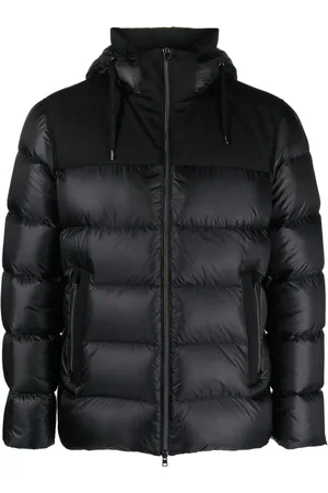 HERNO Drawstring-hood padded down jacket