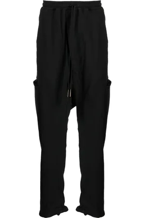 11 BY BORIS BIDJAN SABERI Drawstring-elasticated track pants