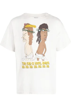 SAINT MXXXXXX Graphic-print cotton T-shirt