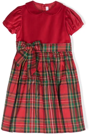 Mariella Ferrari Tartan-check Aline dress