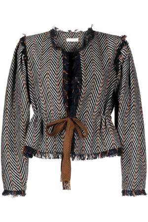 ULLA JOHNSON Ames herringbone tweed jacket