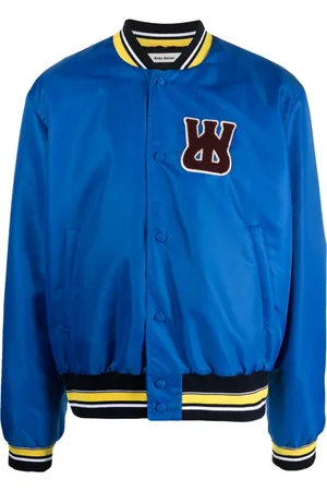 WALES BONNER Logo-patch bomber jacket