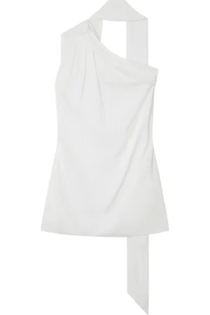 Stella McCartney One-shoulder neck-strap blouse