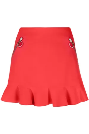 Dsquared2 Zip-detail ruffled mini skirt