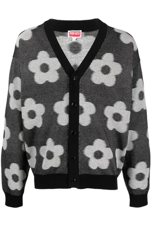 Kenzo Boke Flower-motif cotton cardigan