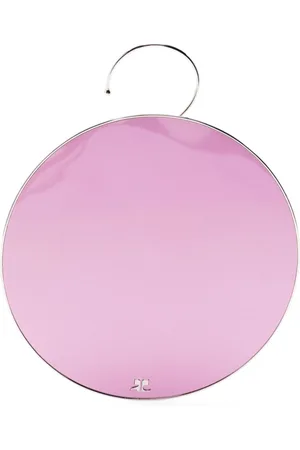 Courrèges Logo-embossed circular earring