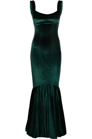 Atu Body Couture Velour sleeveless maxi dress
