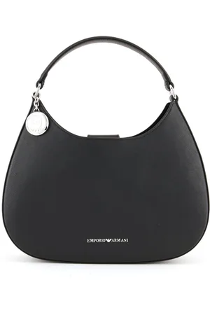 Emporio Armani Logo-lettering hobo shoulder bag