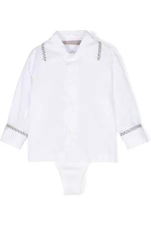 LA STUPENDERIA Contrasting-trim cotton body