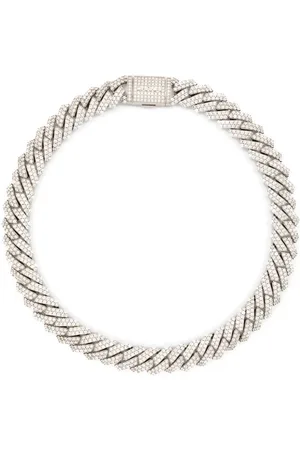 DARKAI Cuban embellished choker necklace