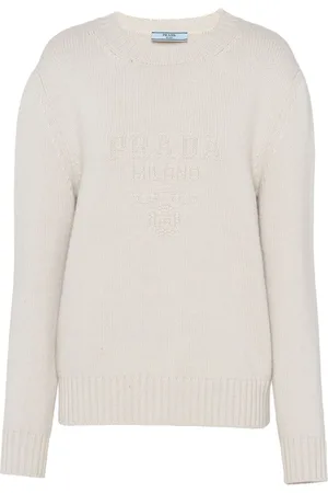 Prada Logo-embroidered jumper