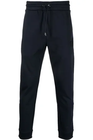 HUGO BOSS Logo-patch slim track trousers