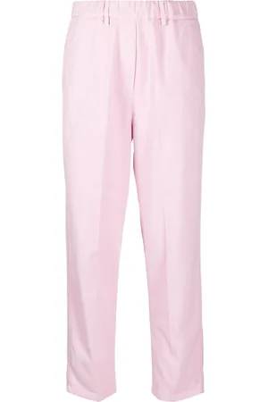 ALYSI Straight-leg cotton trousers