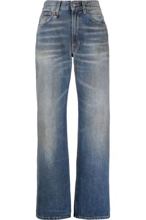 R13 Mid-rise straight-leg jeans