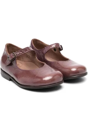 PèPè Patent buckle ballerina shoes