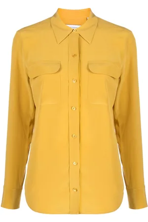 Equipment Signature long-sleeve silk shirt