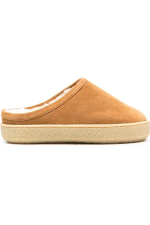 Isabel Marant Fozee suede flatform mules