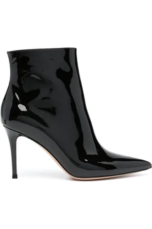 Gianvito Rossi 90mm leather ankle boots